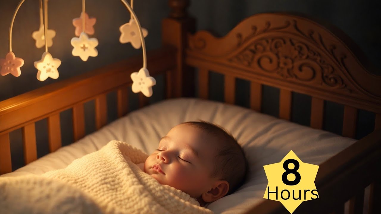 8 Hours Baby Lullaby for Deep Sleep | Calm Sleep Music for Newborns