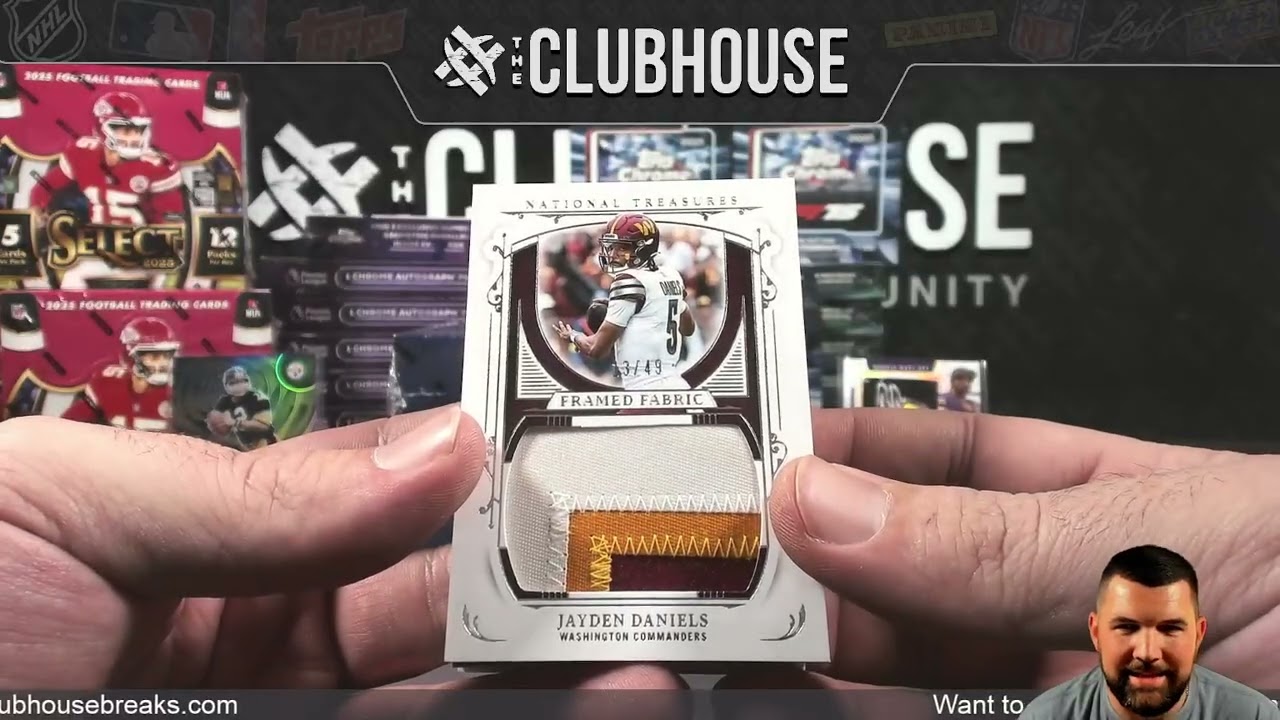 2025 Panini National Treasures Football Case PICK YOUR TEAM Group Break #14639