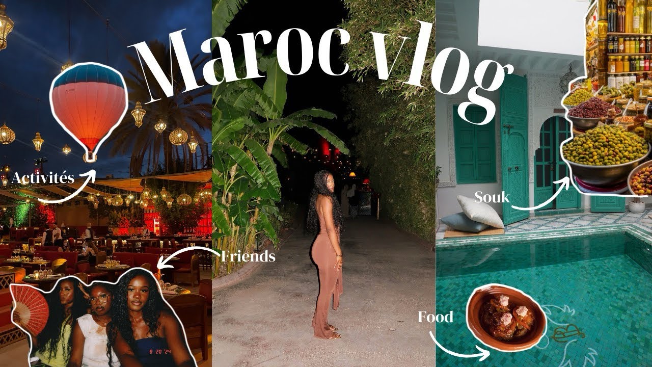 MAROC VLOG - ÉPISODE 2: RESTAURANTS, RIADS, SOUK