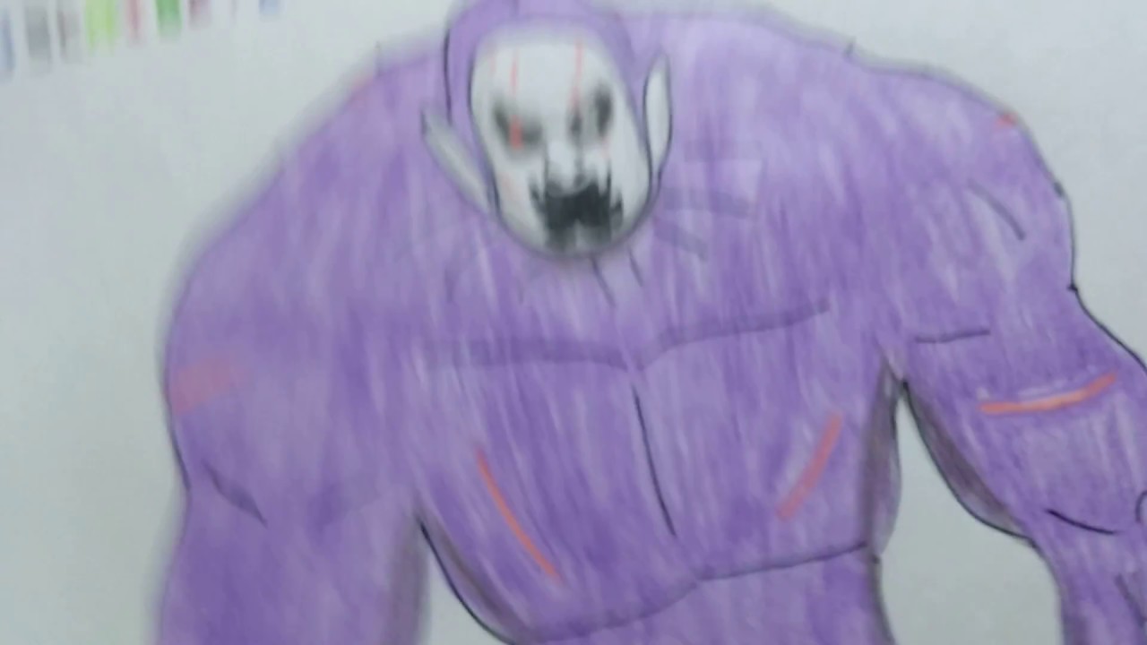 Cómo PINTAR 🖍️a TINKY TANK el grande de Slendytubbies 3️⃣/how to DRAW TINKY TANK from Slendytubbies