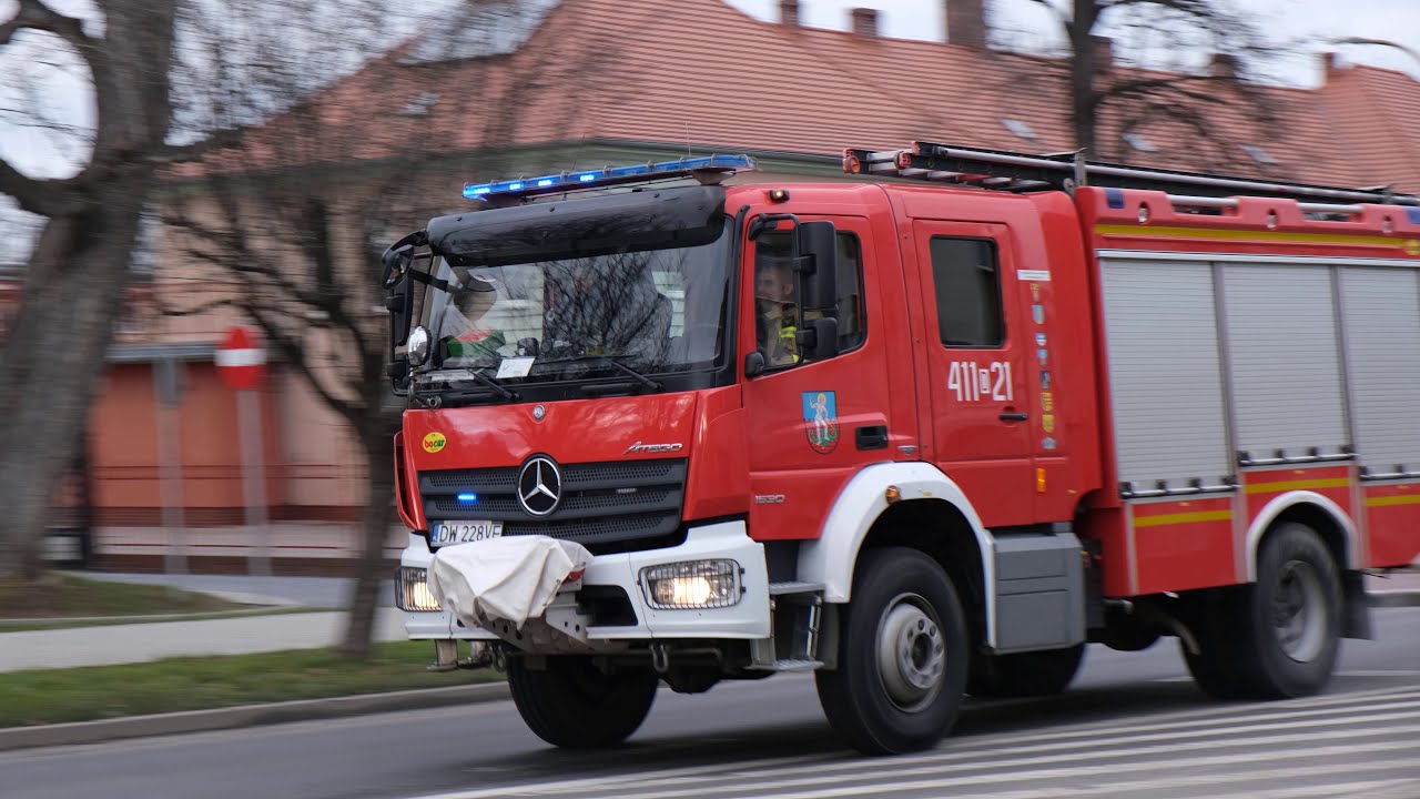 411[D]21 i 411[D]51 - JRG Dzierżoniów - alarmowo do pożaru!