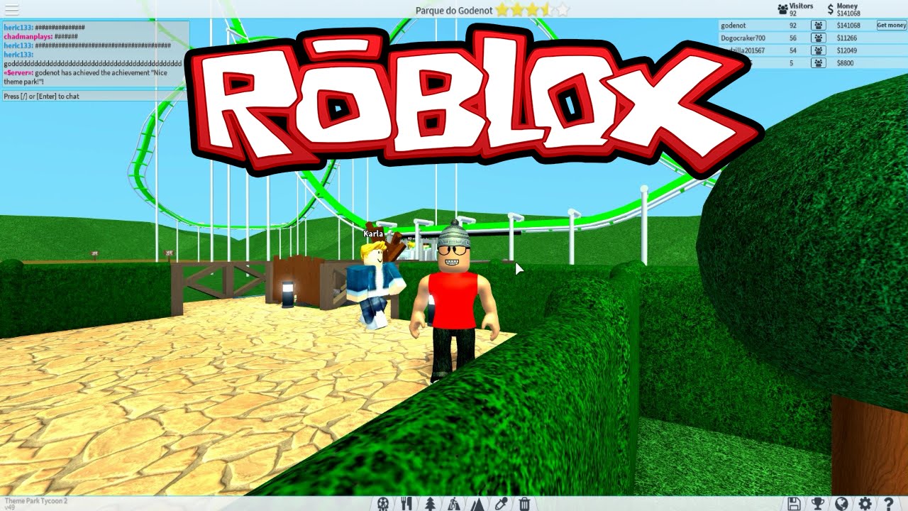 Roblox - Nova Motanha-Russa Invertida ( Theme Park Tycoon 2 ) #4