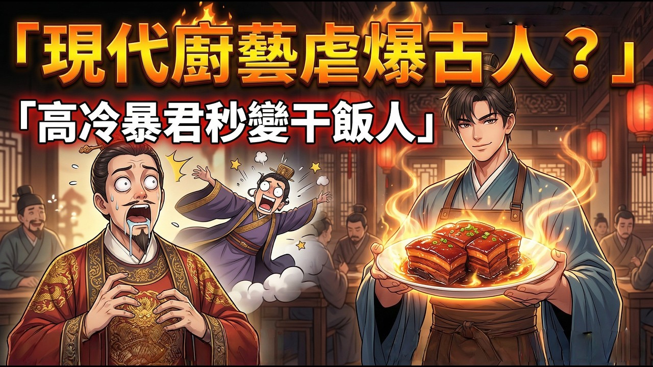 ✅️【一口氣看完】現代廚痴穿越古代，被反派逼用剩飯做菜？烈火烹油，一碗銷魂飯當場饞哭滿朝文武！南臨第一刀工來踢館？看我掏出現代分子料理，花式降維吊打古代廚神！