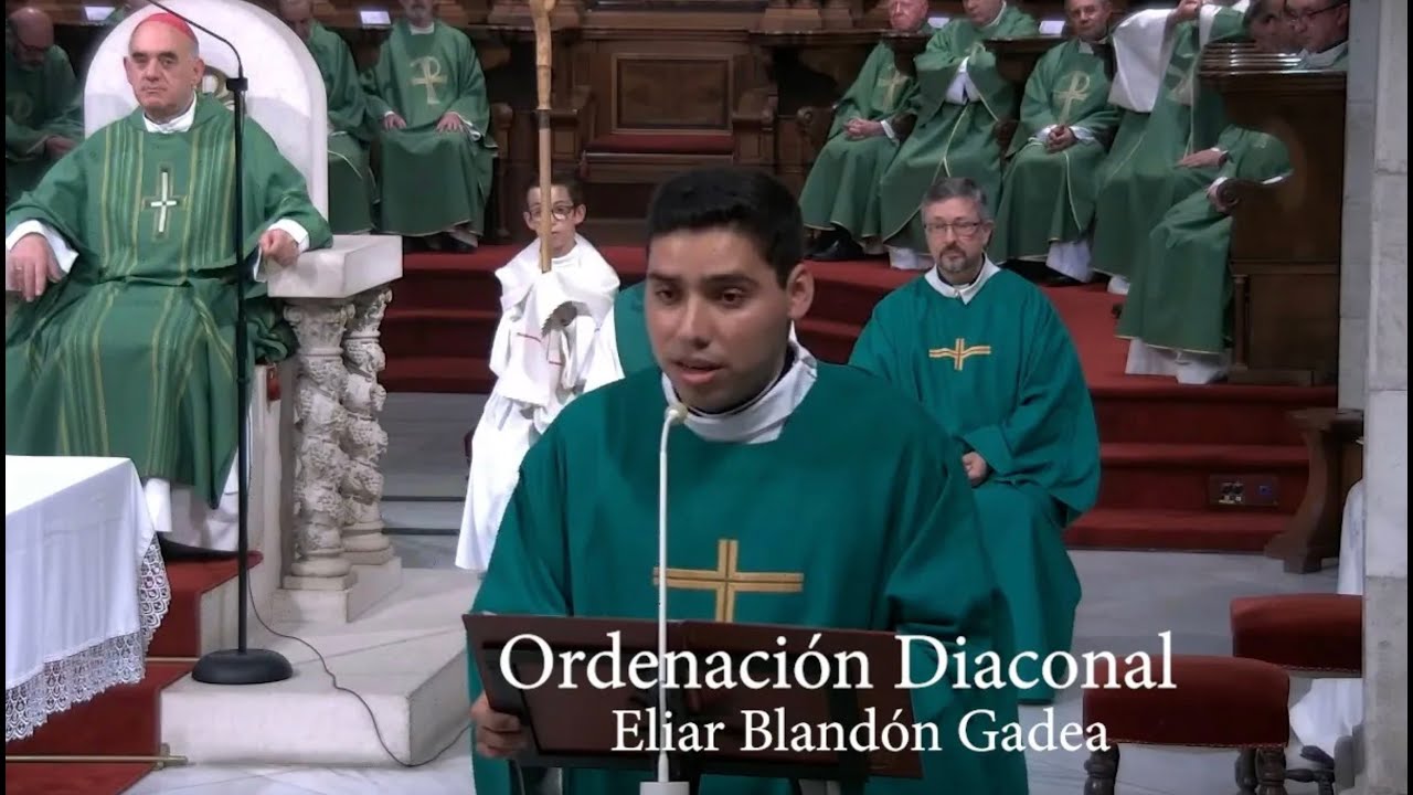 Ordenación Diaconal de D. Eliar Blandón presidida por D. Arturo Ros, obispo de Santander | 30.6.2024