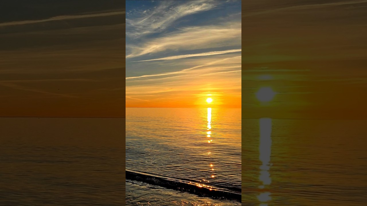 A serene sunrise ☀️ Un bello amanecer  #meditation  #morning #nature