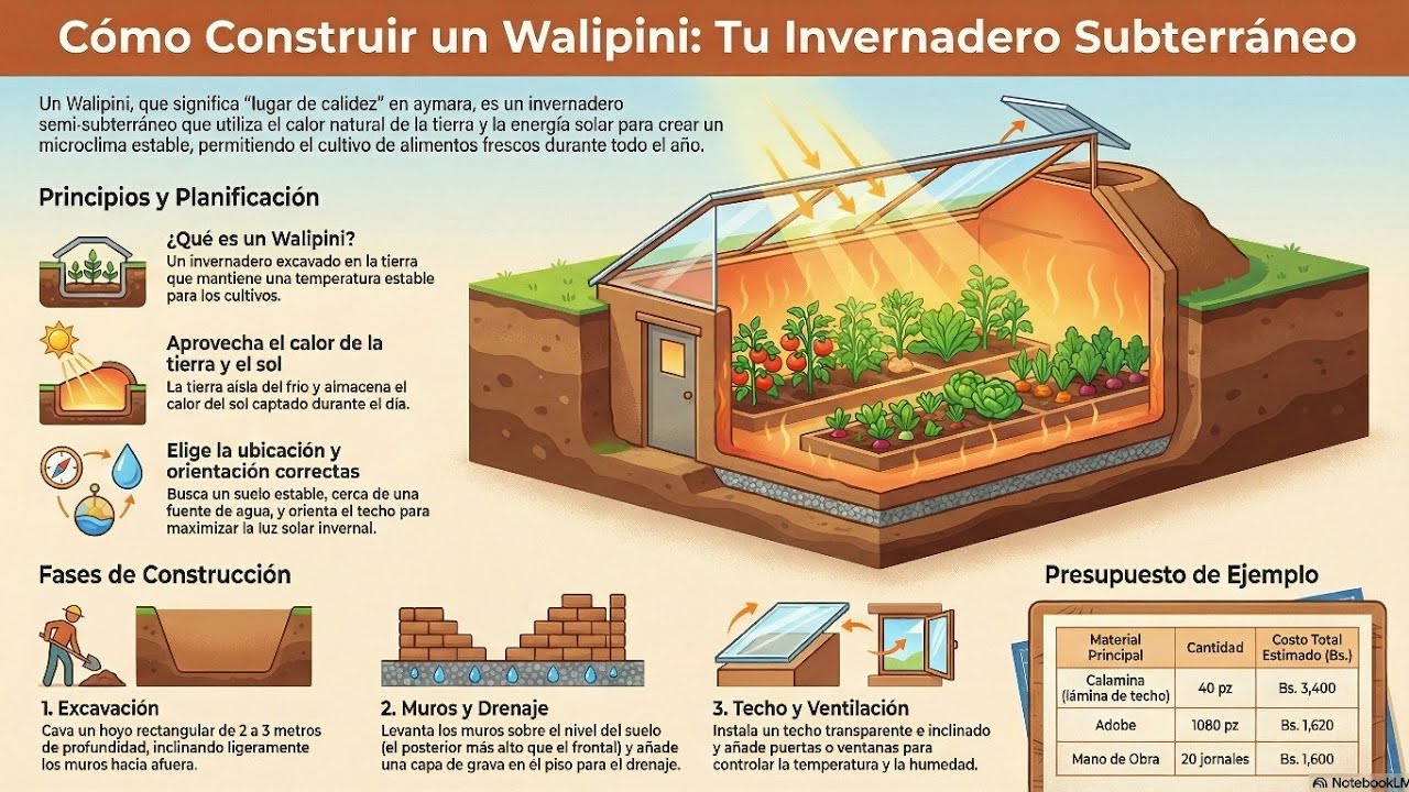 Cómo construir un Walipini 