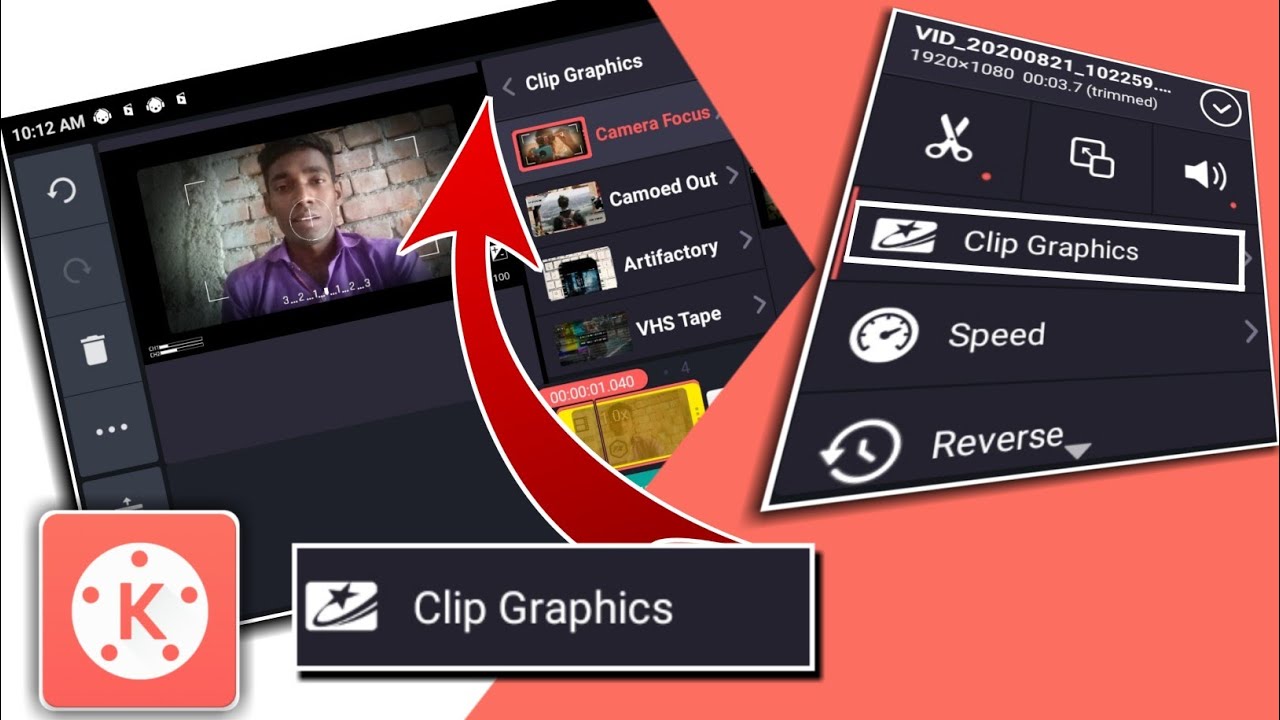 kinemaster clip graphics | best clip graphics in Kinemaster | How to use clip Graphics