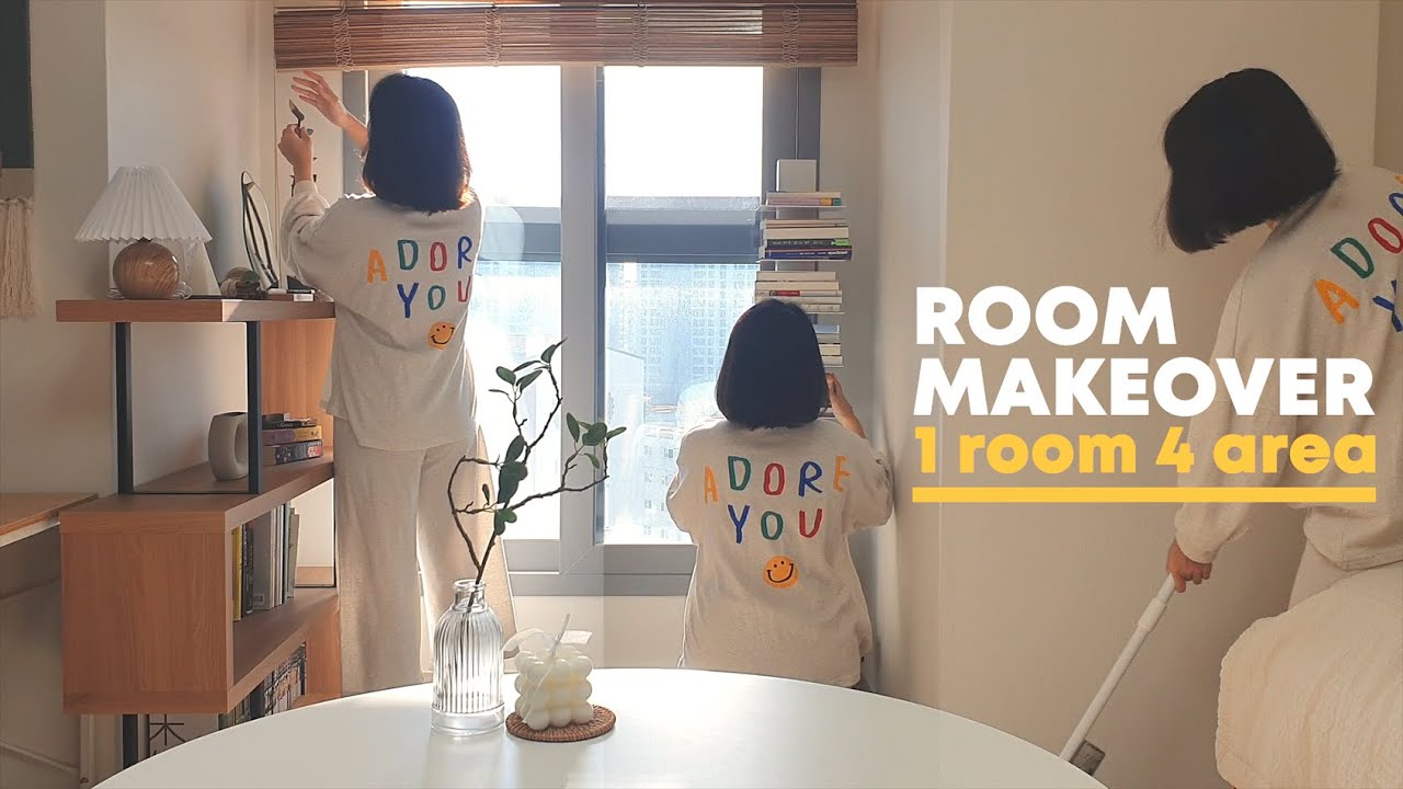 Room tour 🏡 룸투어 원룸 오피스텔 인테리어, 4가지 공간분리, 꿀템 추천, 랜선집들이, 자취방 집꾸미기, 오늘의집 vip