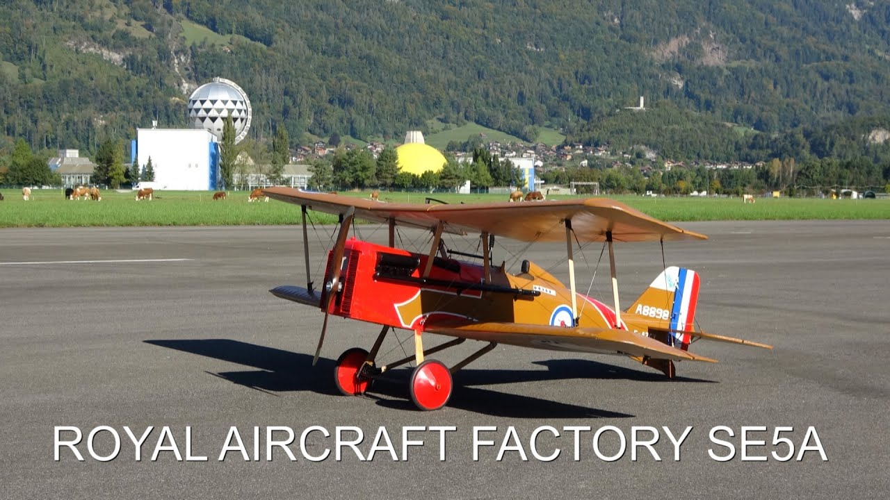 ROYAL AIRCRAFT FACTORY se5a /  Newcomer Jean-Luc Zogg at the F4C Scale Swiss championship