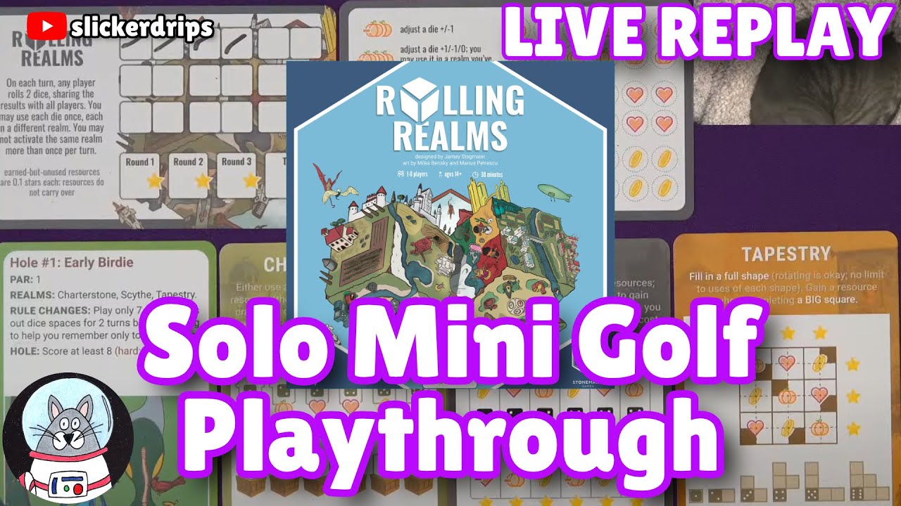 Rolling Realms - Solo Mini Golf Playthrough