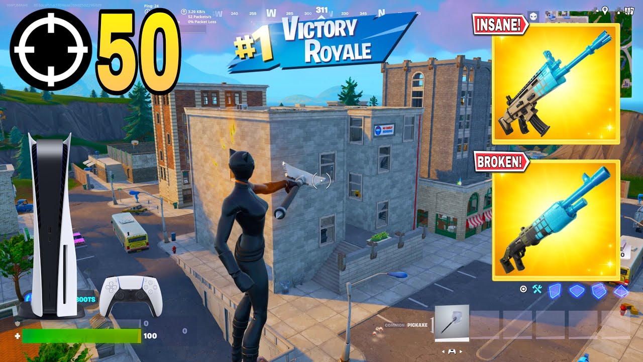 50 Elimination Solo “RELOAD” Wins Gameplay Chapter 7 (PS5 Controller)