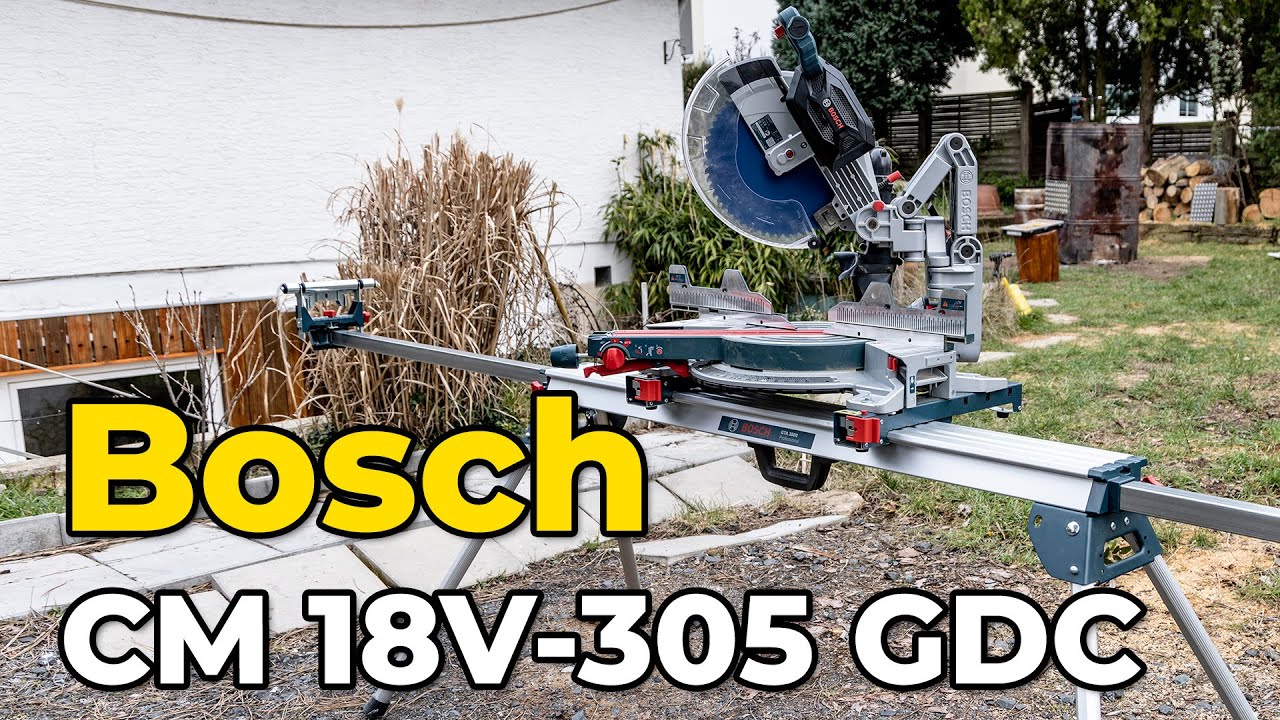 Damit sägst du alles! Bosch Professional GCM 18V-305 GDC Kappsäge