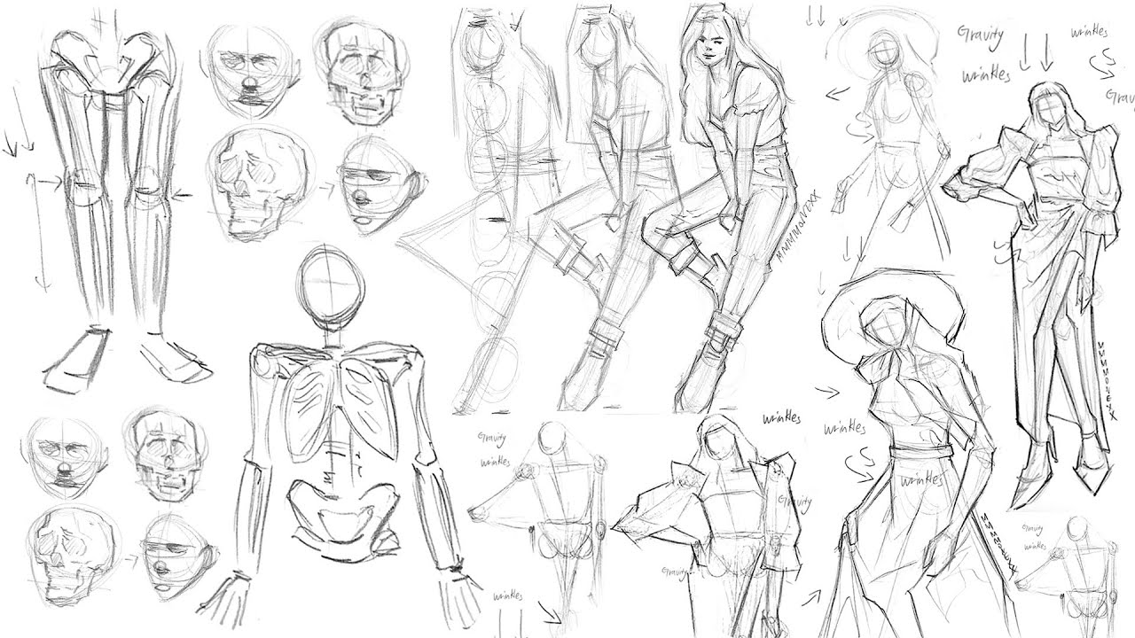 ✨ REAL CLASS - BODY ANATOMY, BODY, POSE, CLOTHE [TUTORIAL] ✨