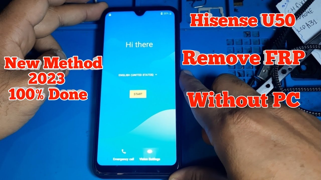 Hisense U50 2023  Remove Google Unlock Hisense U50 / FRP Bypass Google Account Without PC 2024
