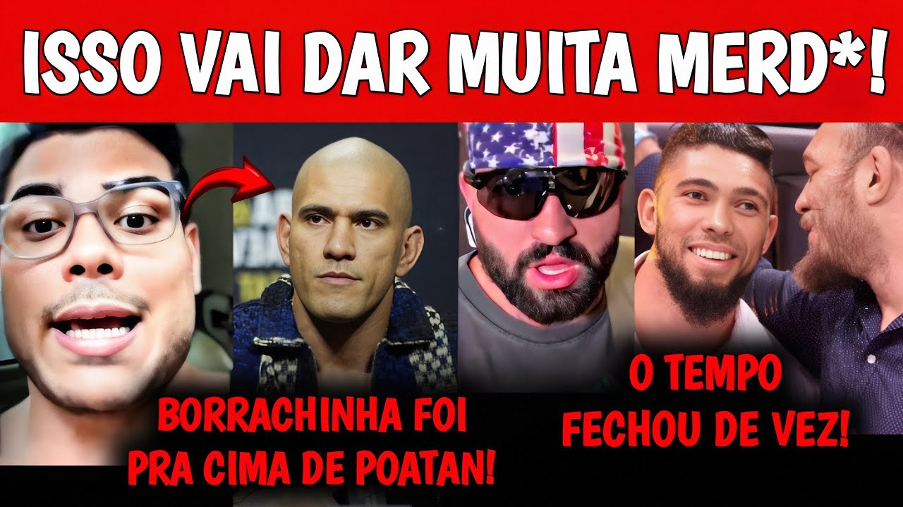 URGENTE🚨 Borrachinha PARTE PRA CIMA DE Poatan| Hokit FECHA O TEMPO com Jhony Walker e MAIS DO UFC