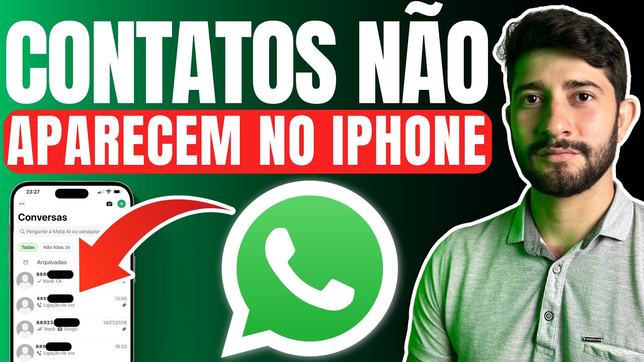 Contatos do WhatsApp Não Aparecem no iPhone? RESOLVA AGORA!