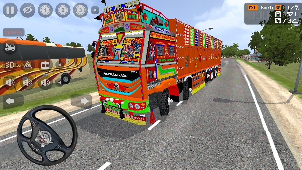 Indian Truck Simulator&ndash; Desi Ashok Leyland Full Power Drive | Bus simulator indonesia 