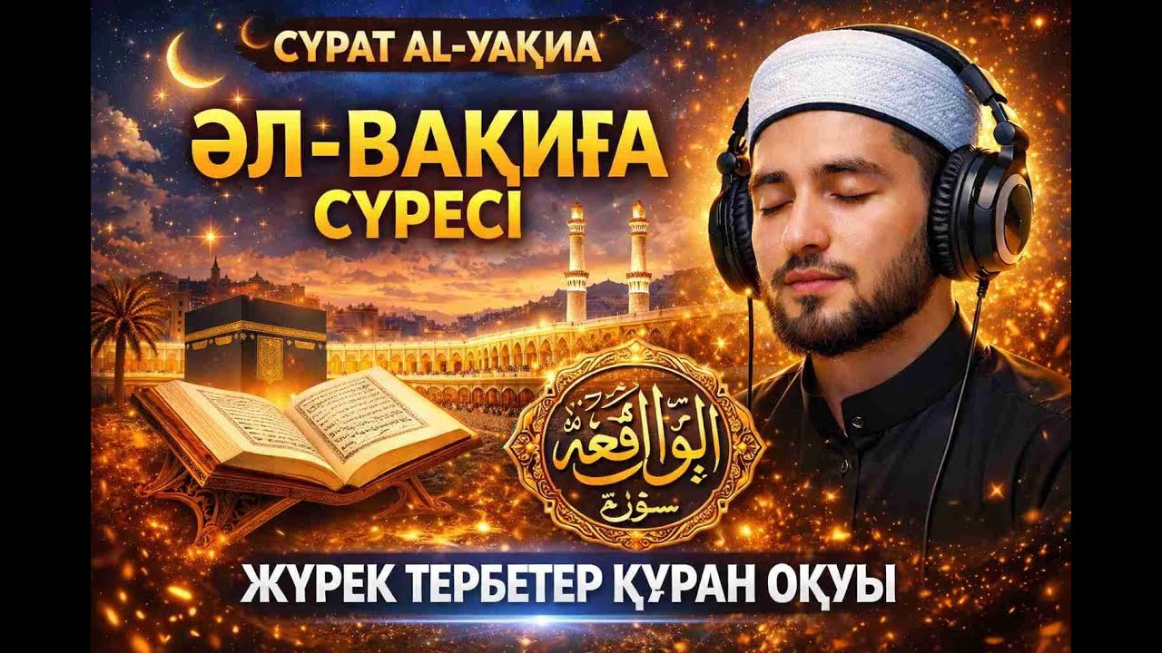 Әл-Уақиға сүресі толық мураттал | Жүрекке тыныштық пен береке әкелетін Құран оқуы 🌙