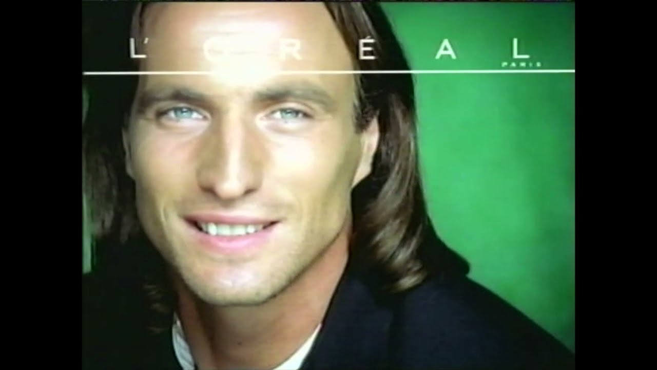 L'Oreal commercial featuring footballer David Ginola. Late 90's.