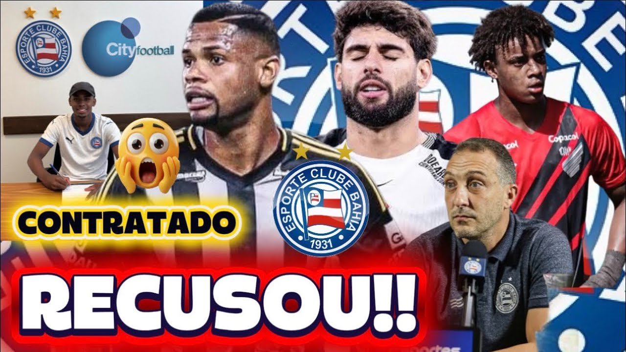 🔥💣😱JUNIOR SANTOS:BAHIA E GALO NÃO CHEGAM A ACORDO;✅BAHIA CONTRATA ATACANTE E DA CHAPÉU EM GIFANTES