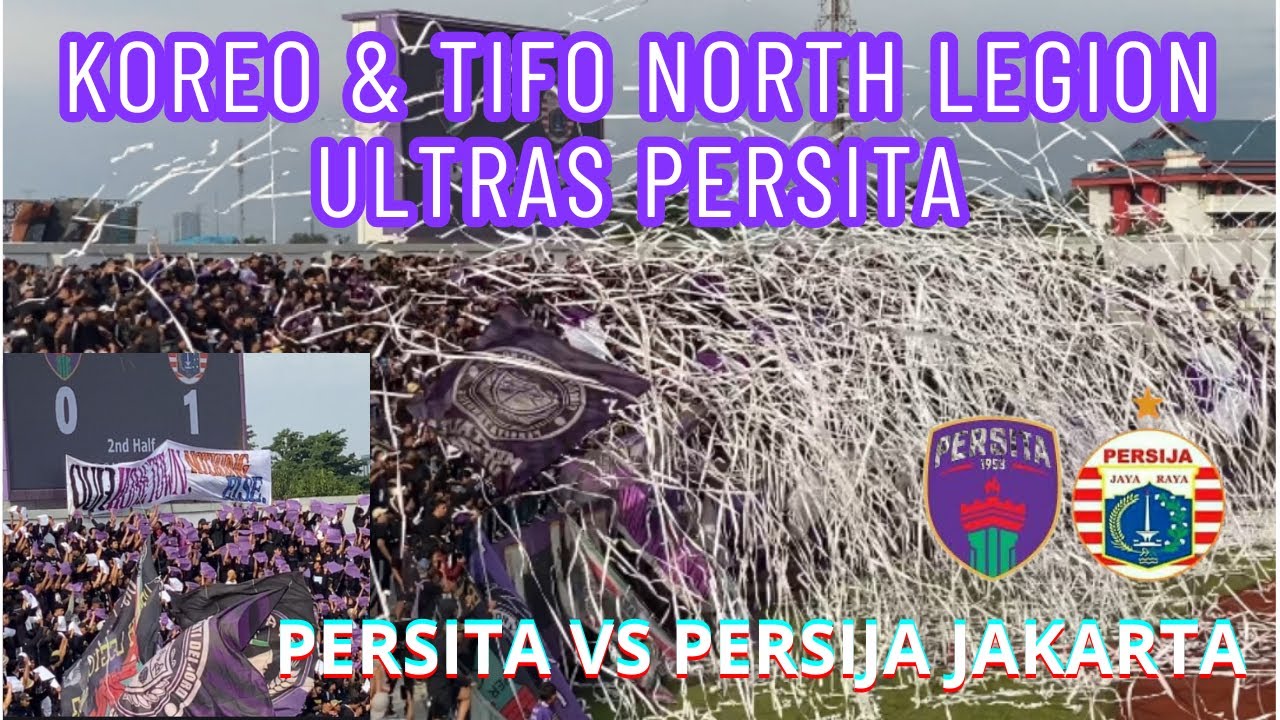 ATMOSFER LUAR BIASA‼️KOREO & HUJAN PAPER ROLLL NORTH LEGION | PERSITA VS PERSIJA JAKARTA