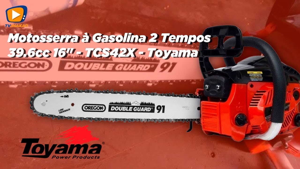 Como Funciona a Motosserra à Gasolina TCS42X Toyama