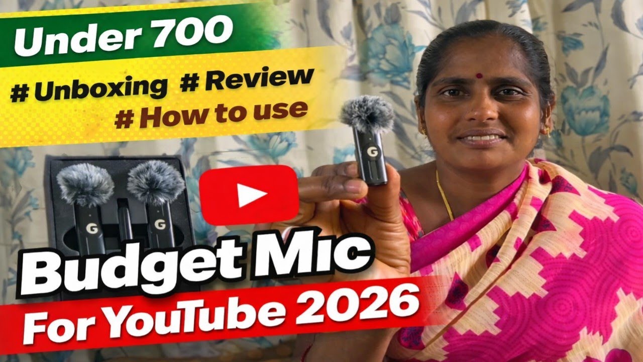 Budget Mic For YouTube 2026 || Under 700 || Unboxing & Review || Anilab Travelog 