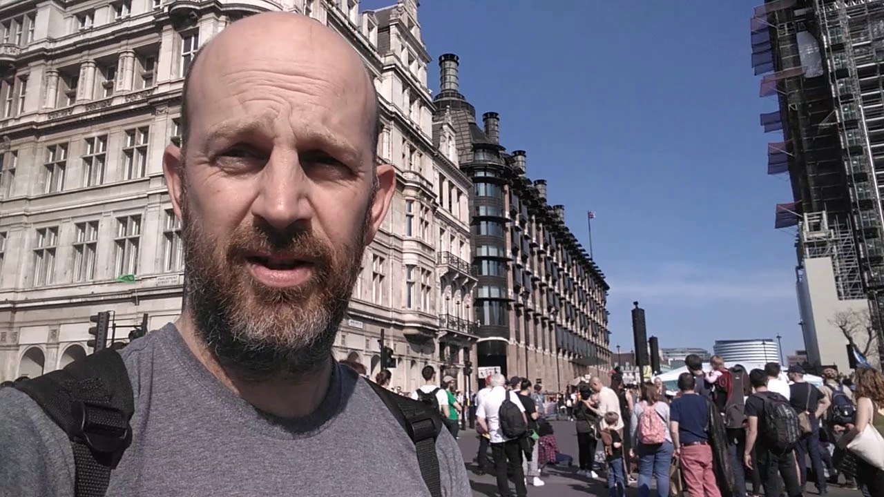 Extinction Rebellion Protest in Westminster. April 2019