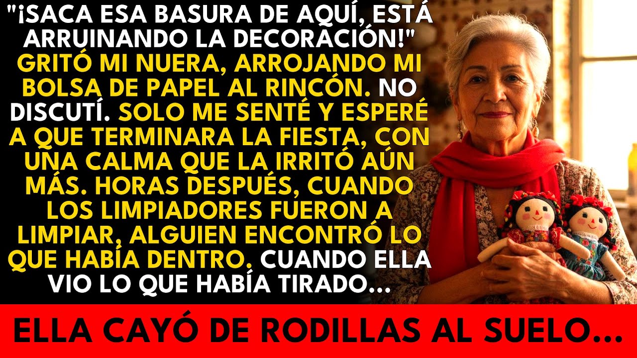 Mi nuera tiró mi paquete y gritó: '¡Saca esta basura de aquí ahora mismo!'