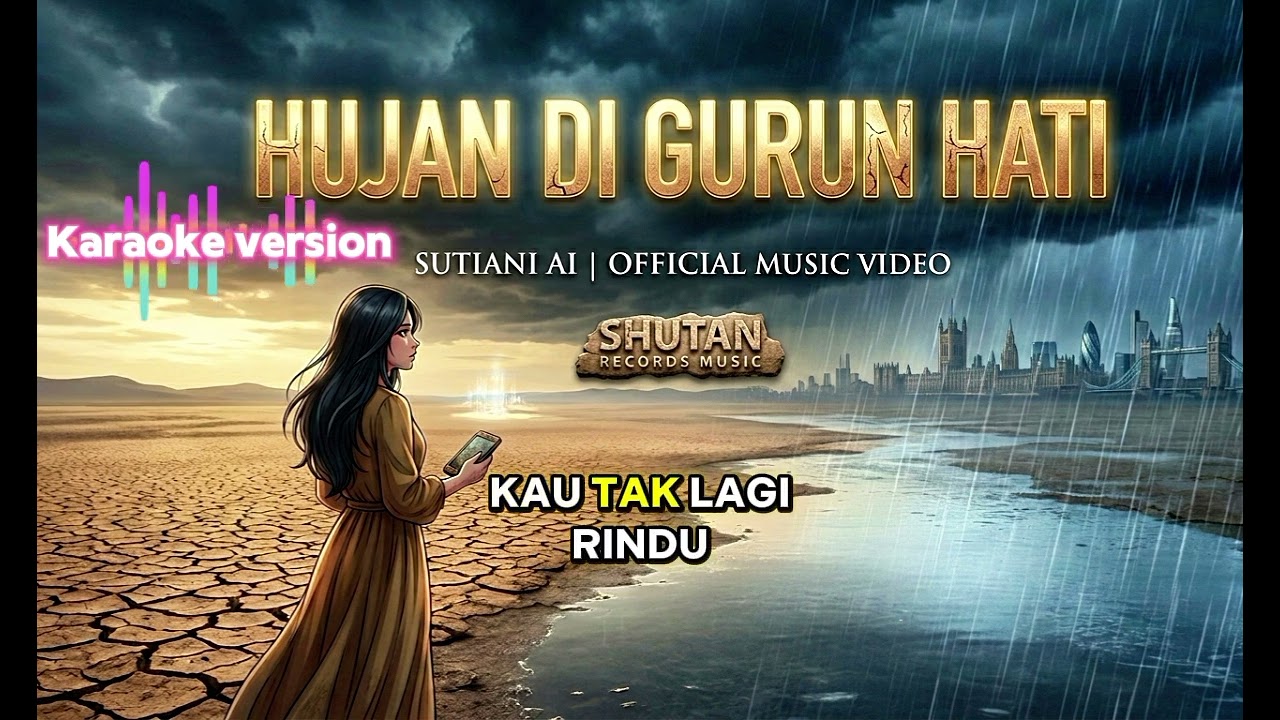 KARAOKE: Hujan Di Gurun Hati - Sutiani Ai | Lirik Video No Vocal