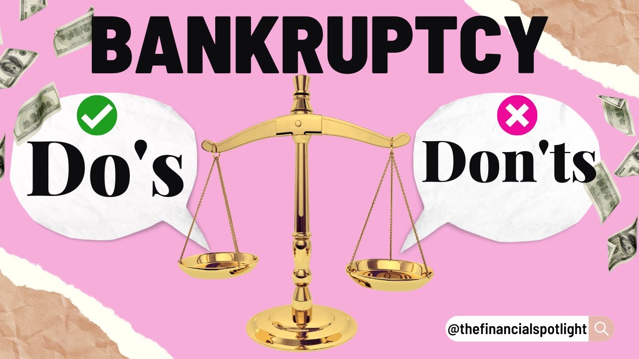 What NOT to do before Filing Bankruptcy | Things to Remember before Chapter 7
