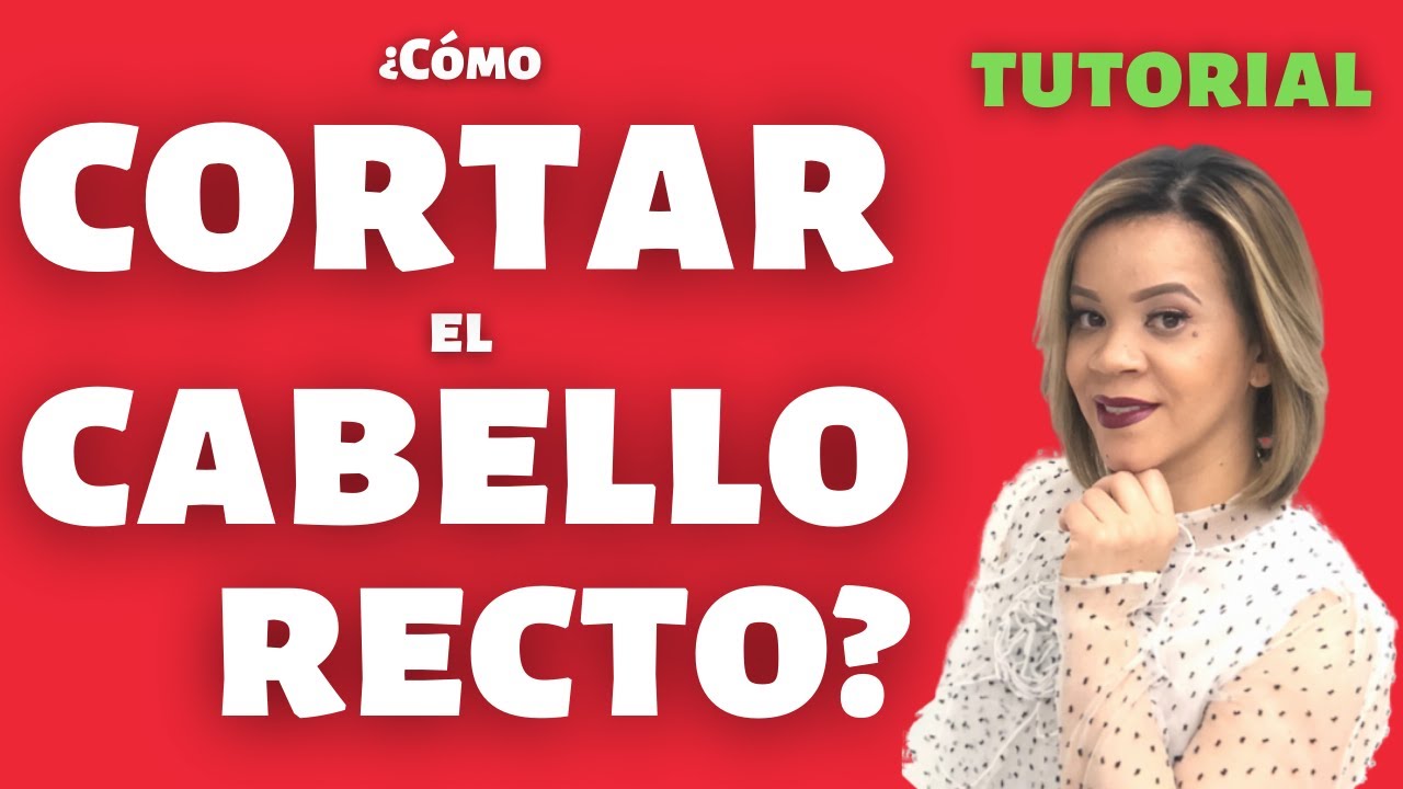 ¿Cómo CORTAR el CABELLO RECTO?  Corte de Línea Cuadrada Long - ✂️ Curso Técnicas de Corte #03