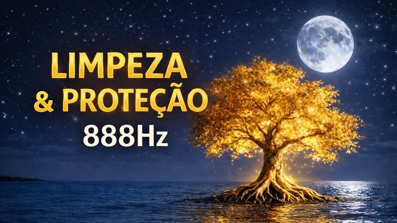 888Hz – Limpeza Espiritual Profunda e Proteção Energética | 59 Min