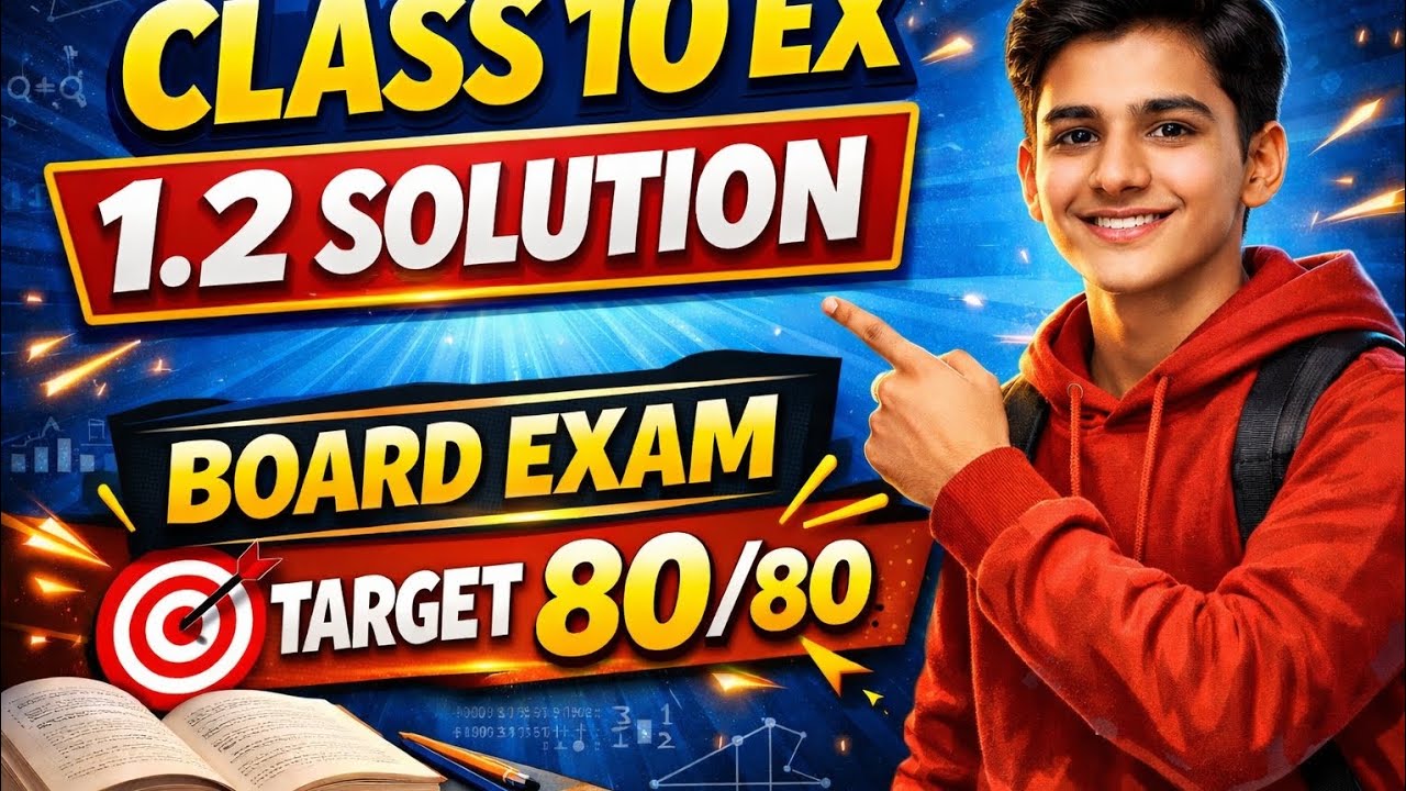 100k views 5days class 10 math ex 1.2 solution by ayush sir 