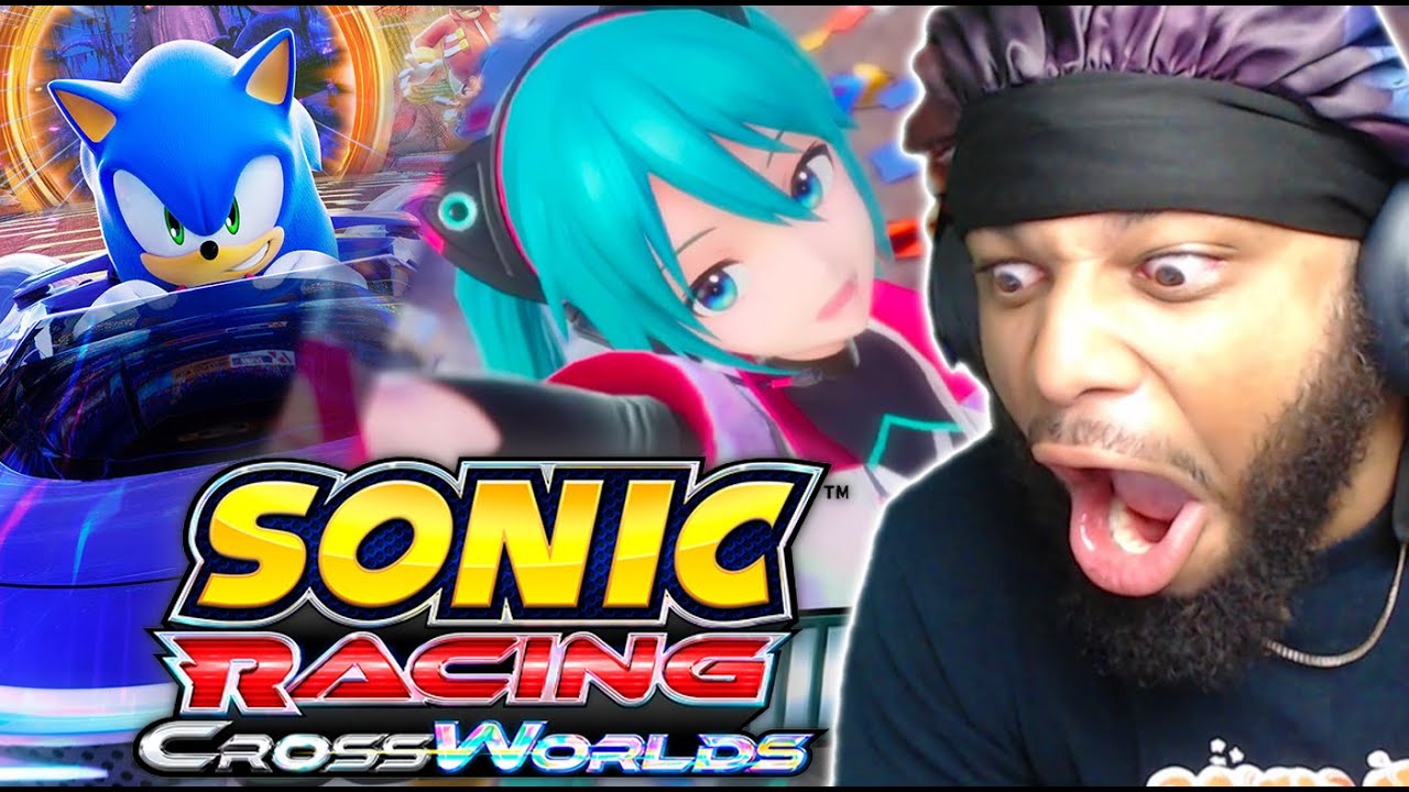 MIKU PERSONA MINECRAFT & YAKUZA IN SONIC RACING CROSSWORLDS?? REACTION | Summer Game Fest