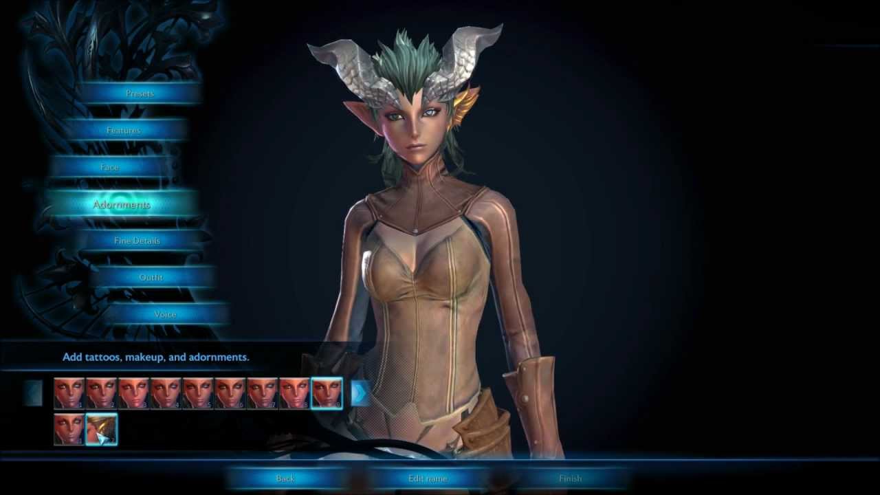 Tera Castanic Female Character creator