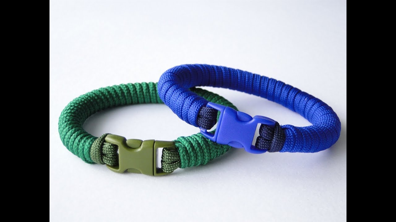 How to Make a „Common Whipping“ Knot Paracord Survival Bracelet-Buckle Version