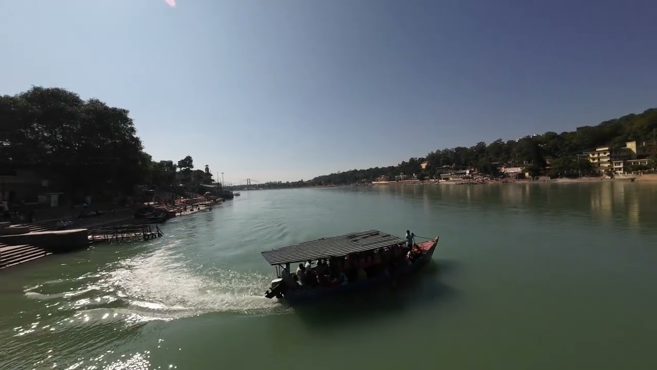 Rishikesh Drone View 4K | Aerial Beauty of Yoga Capital of the World 🇮🇳