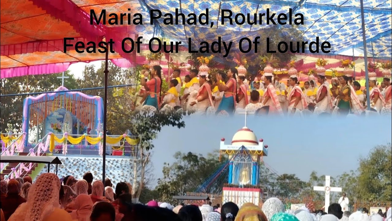 Feast Of Our Lady Of Lourde | Maria Pahad Rourkela 2026 | Entrance Dance#entrance #dance #devotional