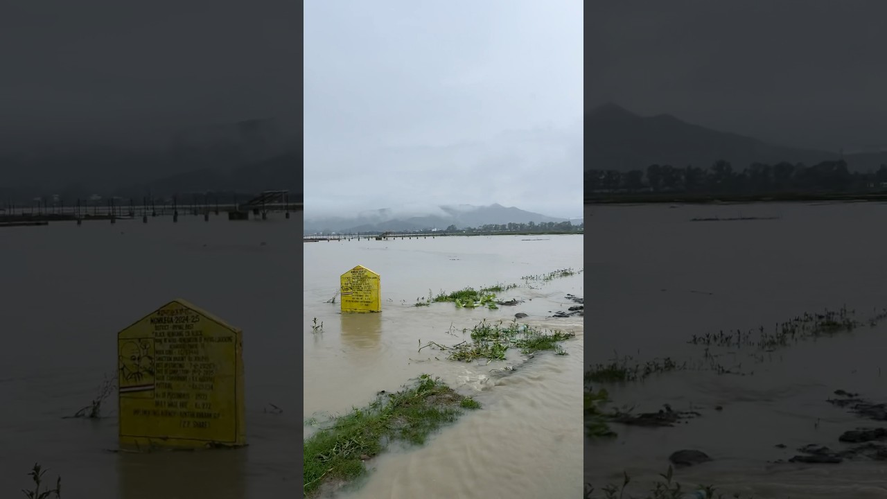 Manipur village flood