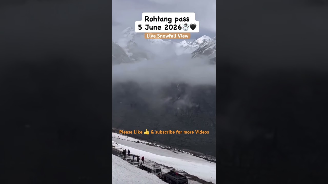 Rohtang Pass Manali Today Condition, Manali Current Traffic condition May 2026 #manali #rohtang
