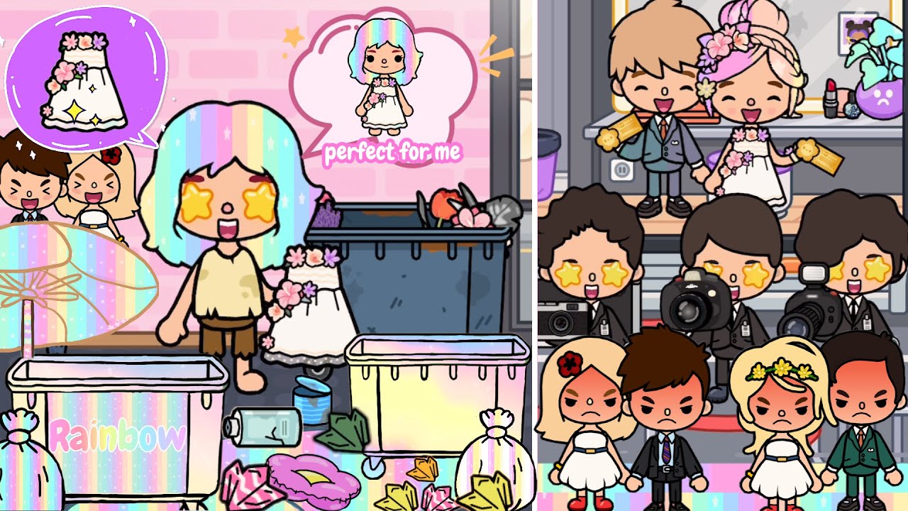 Homeless Found A Dress In The Trash And Rich People Laughed At Her. But Now She's Famous! Toca Story
