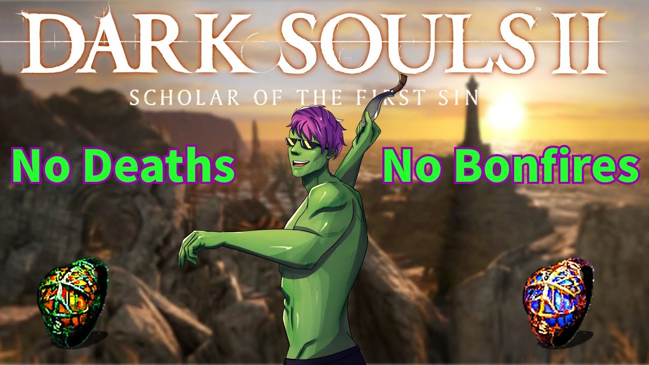 Dark Souls 2 - No Deaths, No Bonfires, Throwing Knives Only (why did I decide to do this?)