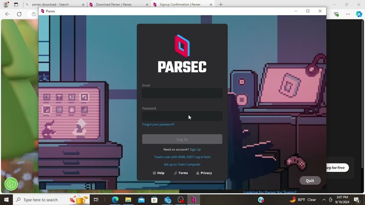How to install Parsec