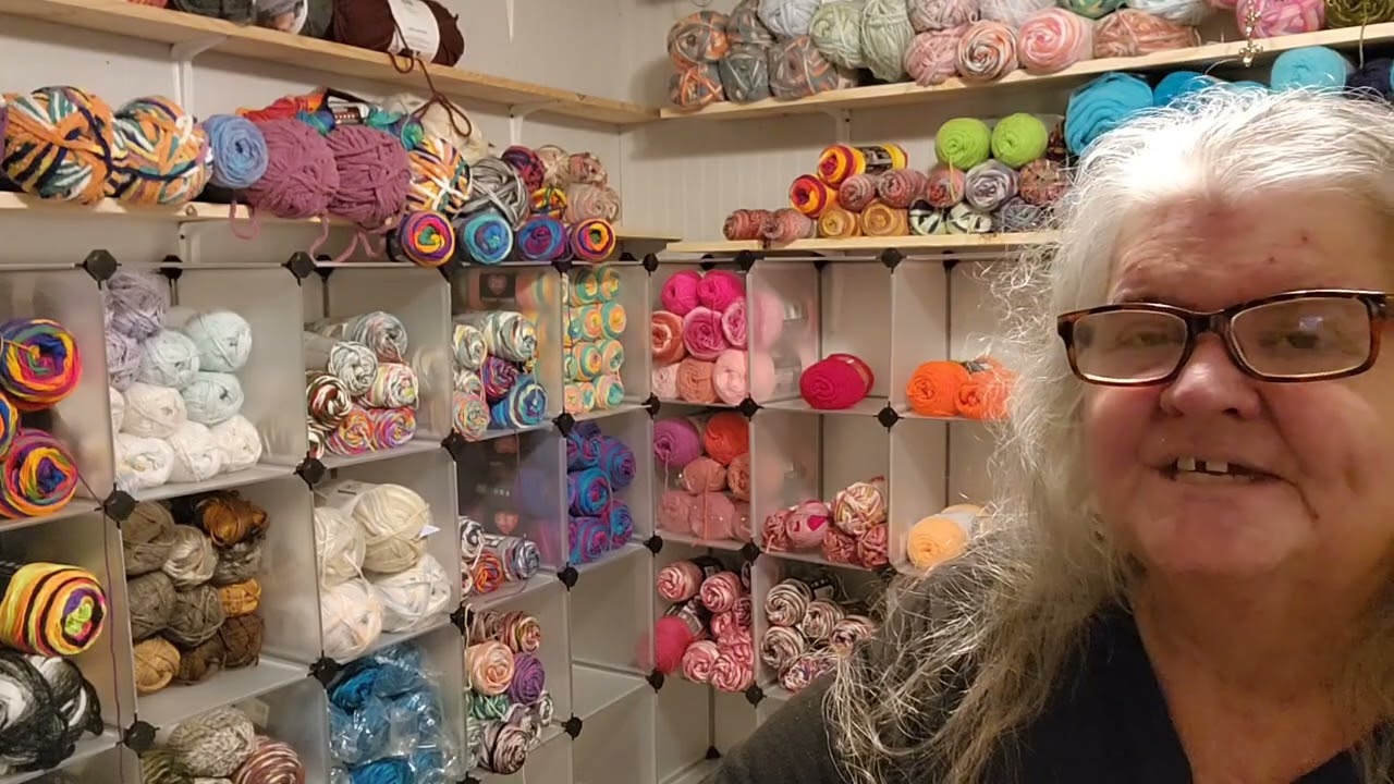 Organizing In My Yarn Room