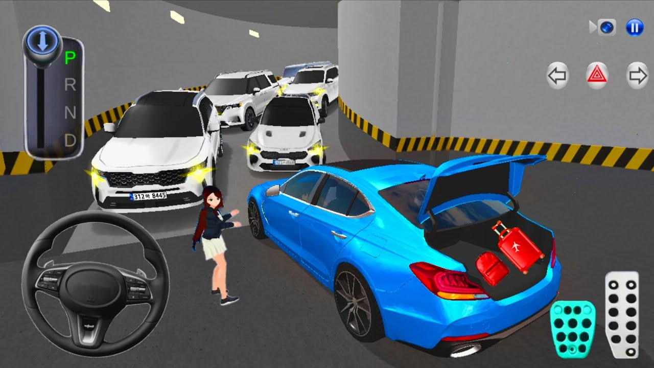 New Blue Mercedes G63 Stuck in Parking Garage 🚘| 3D Driving Class 2025 - Android Car Game Gameplay🎮