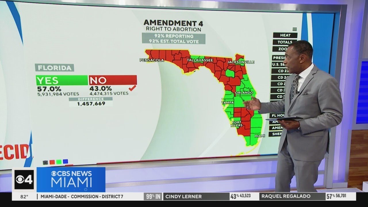 Florida rejects Amendments 3 and 4 in 2024 election