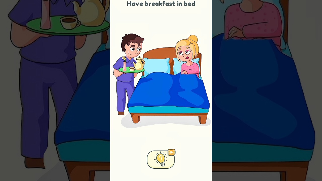 DELETE ONE PART DOP 2 LEVEL 40🤔🛌🚀have breakfast in bed #dop2 #shortsfeed #gaming #subscribe
