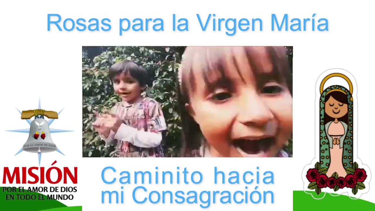 Niños cantan a la Virgen María
