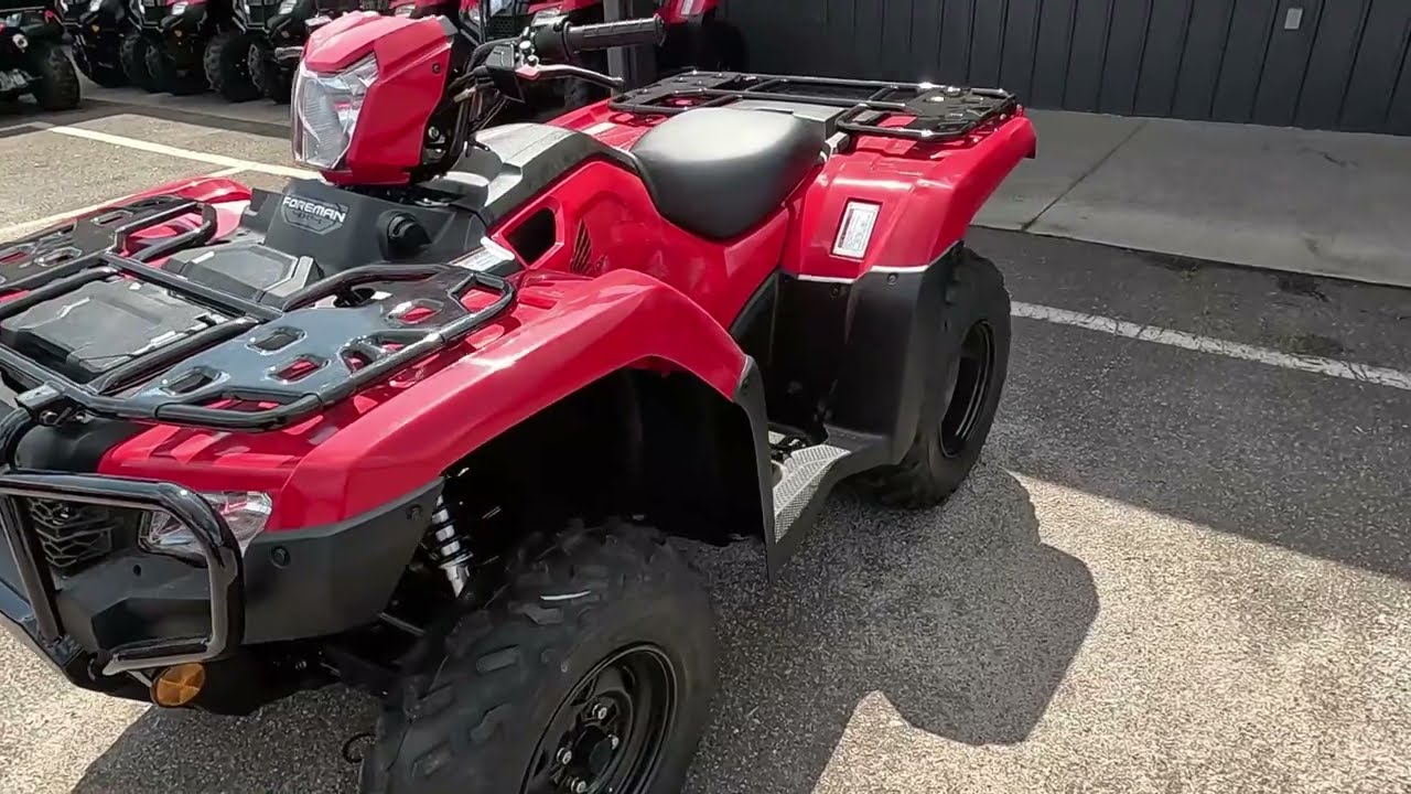 New 2024 Honda FourTrax Foreman 4X4 ATV For Sale In Rice Lake, WI
